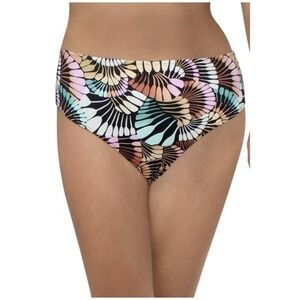 Billabong Womens Multi Color Floral Fan Swim Bottom Separates XL